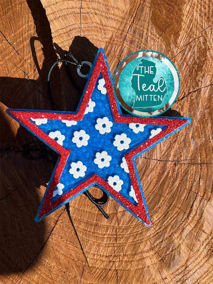 Floral Star Freshie Silicone Mold