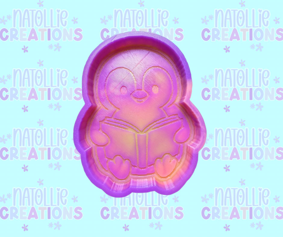 Reading Penguin Freshie Silicone Mold