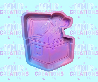 Cooler Hunting Dog Freshie Silicone Mold