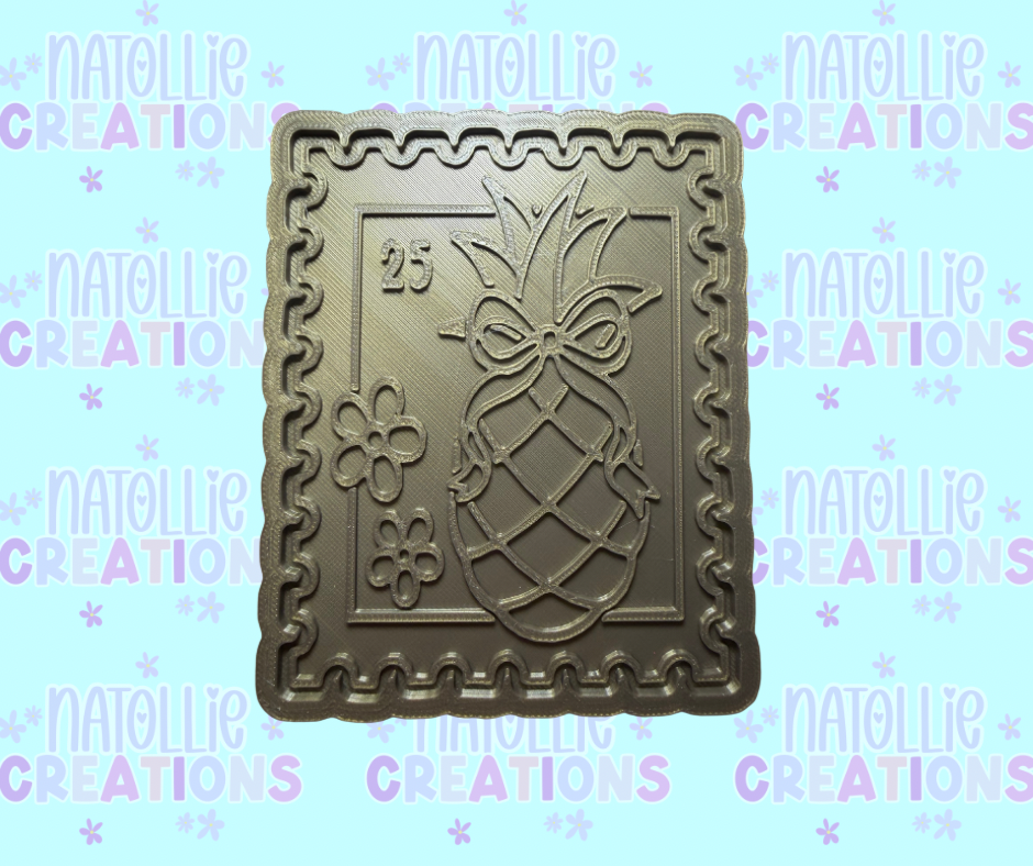 Pineapple Stamp Insert Freshie Silicone Mold