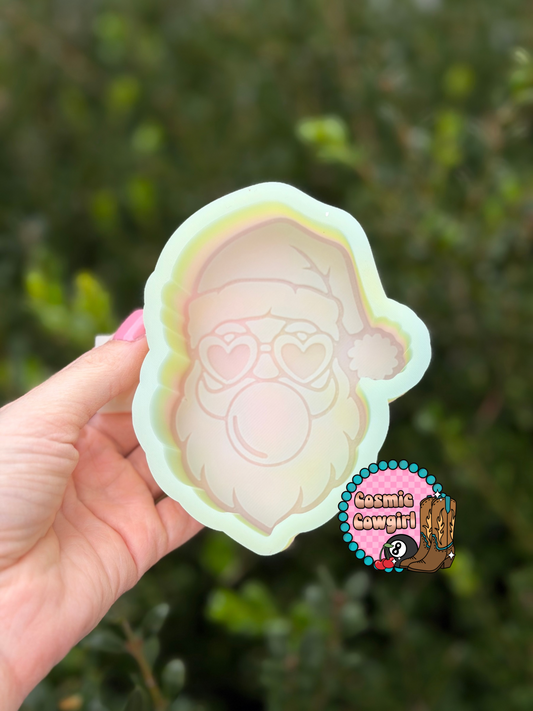 Santa Bubble Gum - Silicone Mold Only