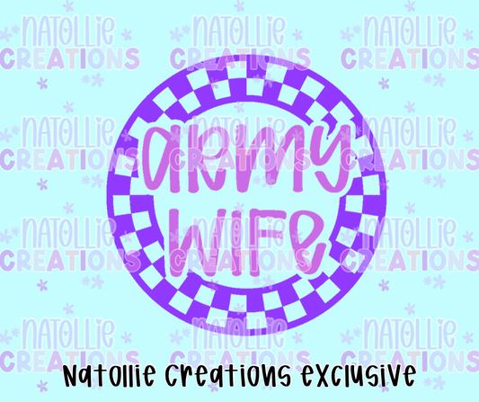 Army Wife Insert Freshie Silicone Mold
