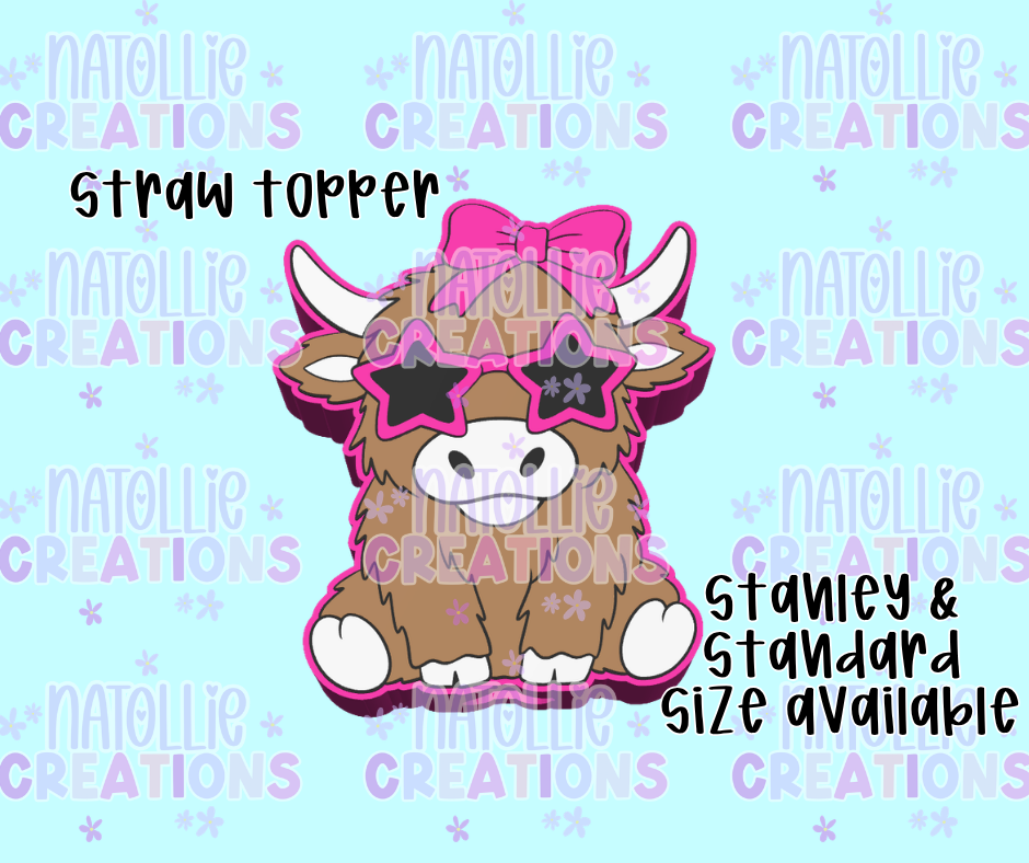 Star Highland Straw Topper