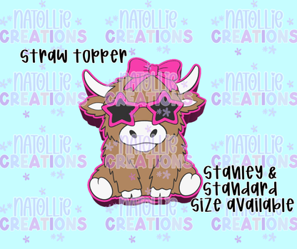 Star Highland Straw Topper