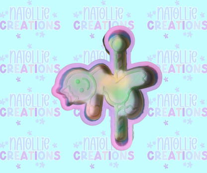 Naughty Gingerbread Freshie Silicone Mold