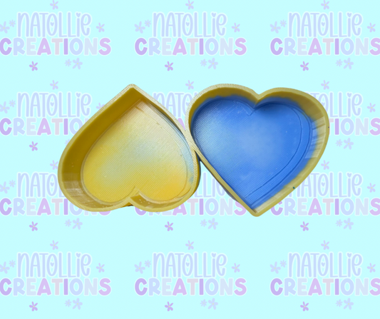 Blank Candy Heart Vent Clip Freshie Silicone Mold