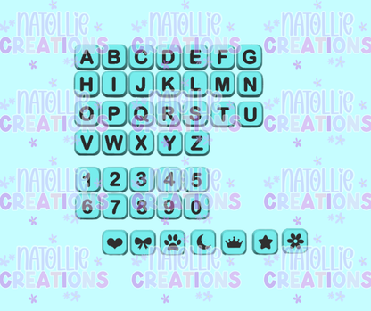 Clicker Name Keychain