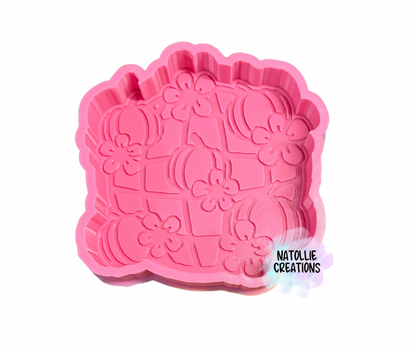 Floral Pumpkin Disco Freshie Silicone Mold