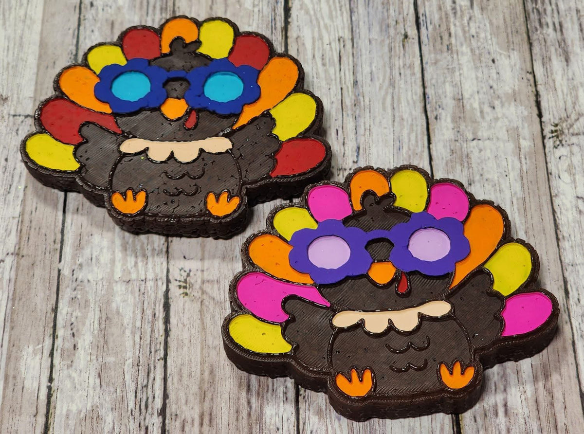 Groovy Turkey Freshie Silicone Mold