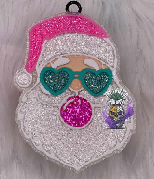 Santa Blowing Bubble Freshie