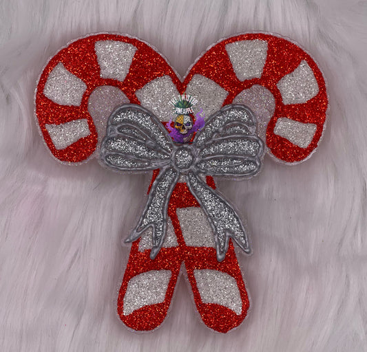 Candycane with Bow Freshie