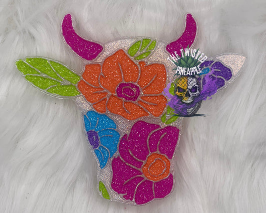 Floral Cow Freshie