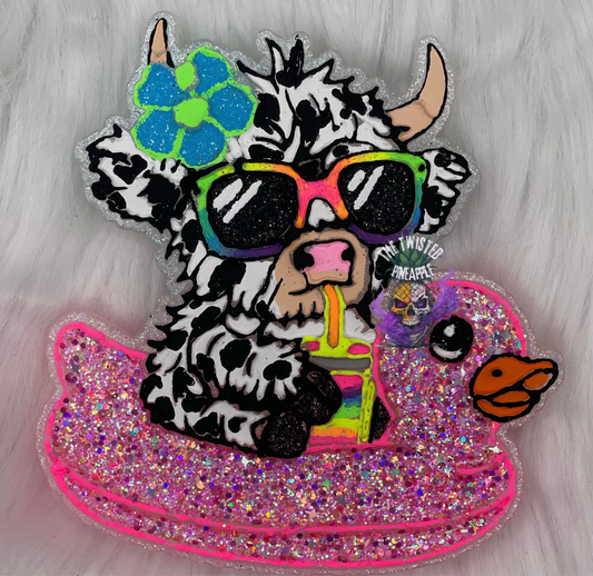Highland Cow Floatie Freshie