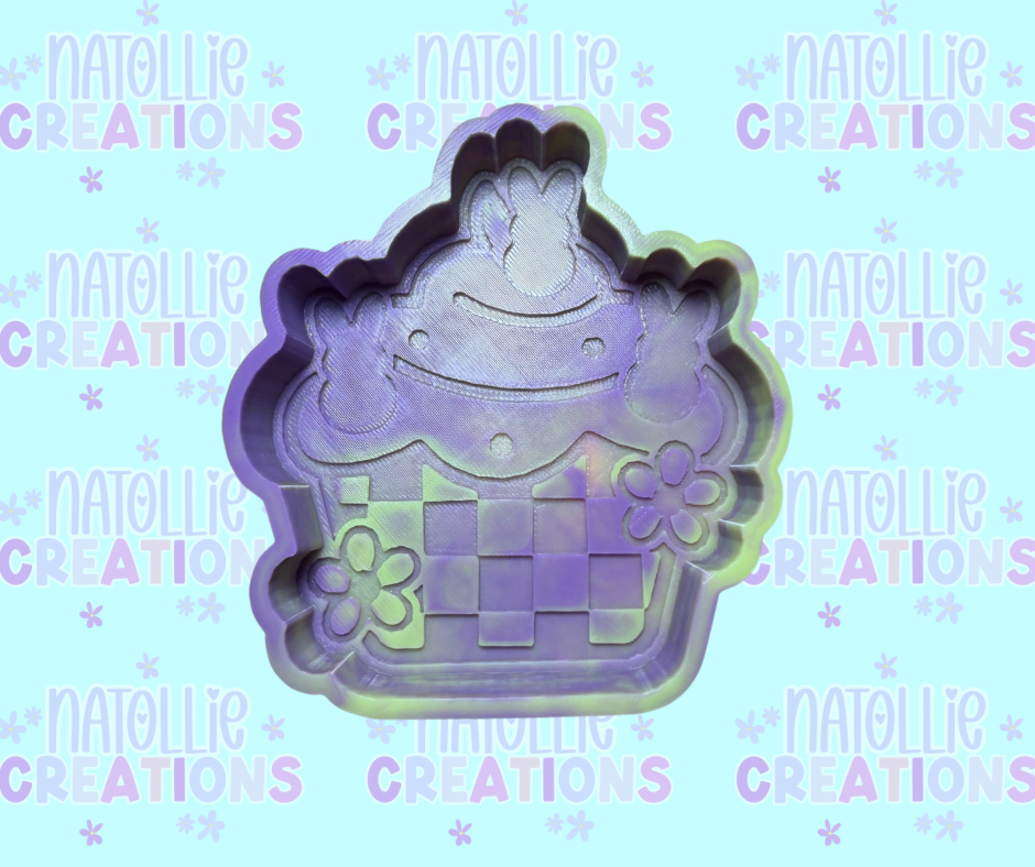 Peep Cupcake Freshie Silicone Mold