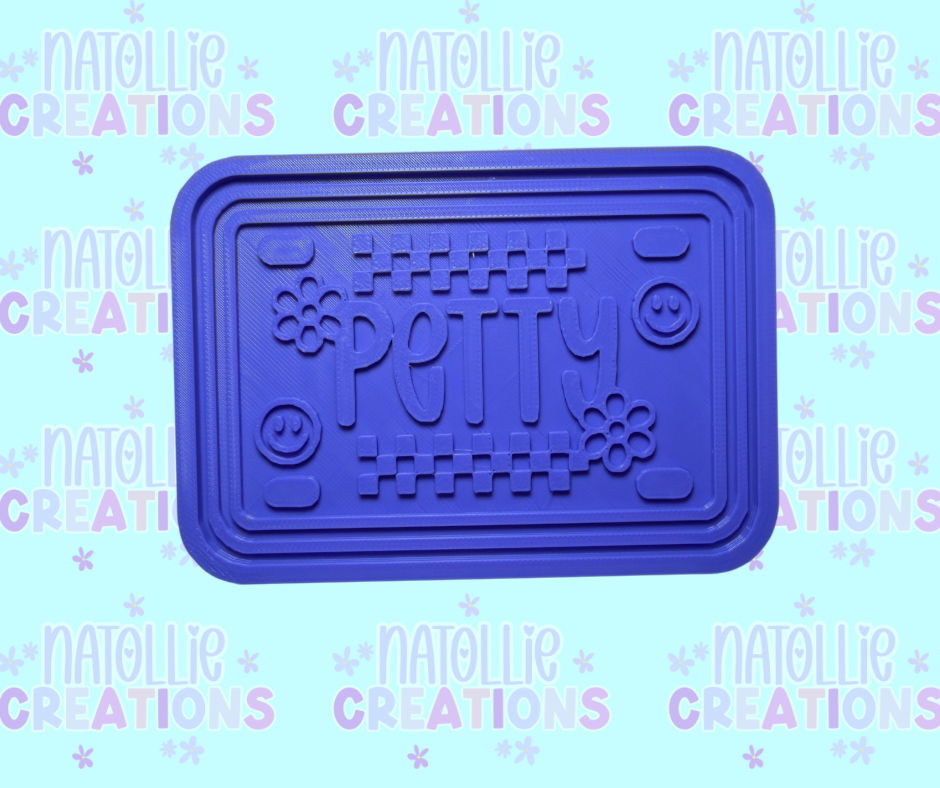Petty License Insert Freshie Silicone Mold