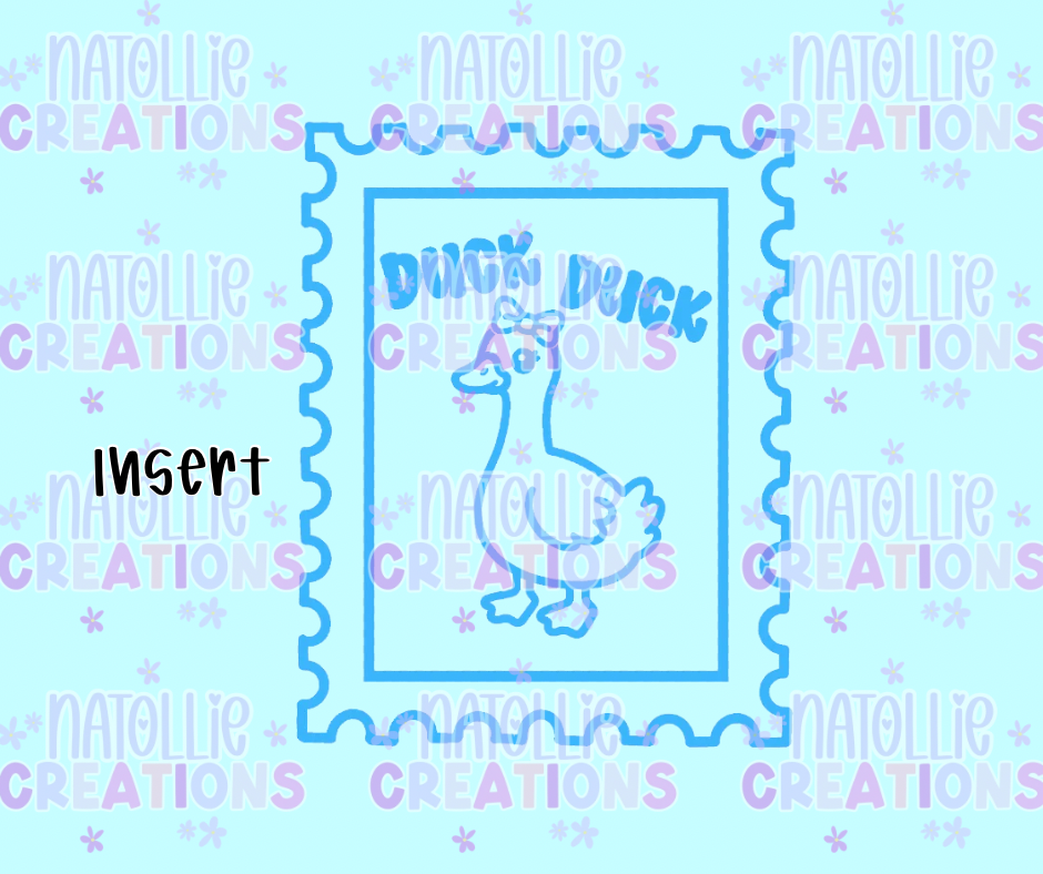 Duck Duck Goose Stamp Insert Freshie Silicone Mold