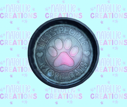 Less People More Cats Freshie Silicone Mold