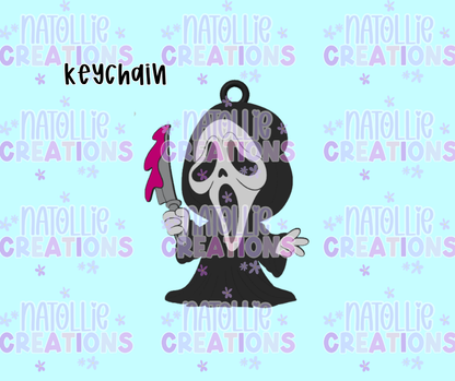 Ghost Face Keychain