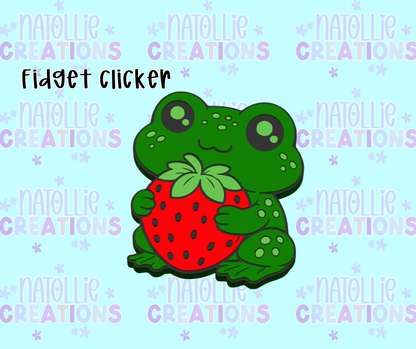 Strawberry Frog Clicker Fidget