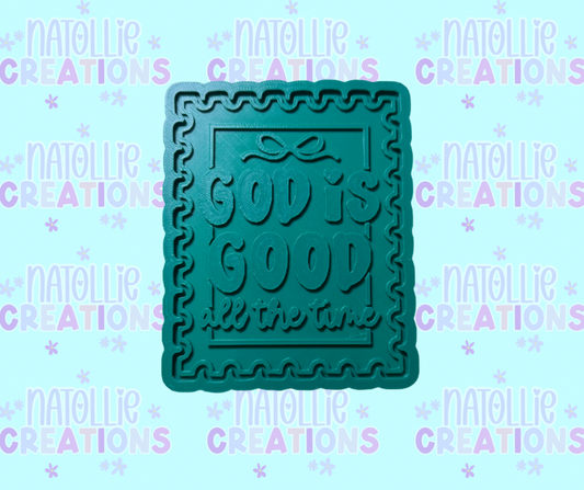 God Is Good Stamp Insert Freshie Silicone Mold