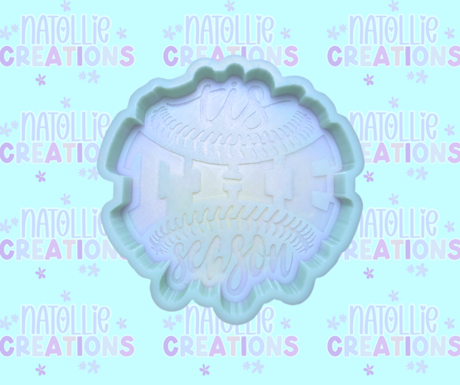 Tis The Season - Baseball / Softball Freshie Silicone Mold