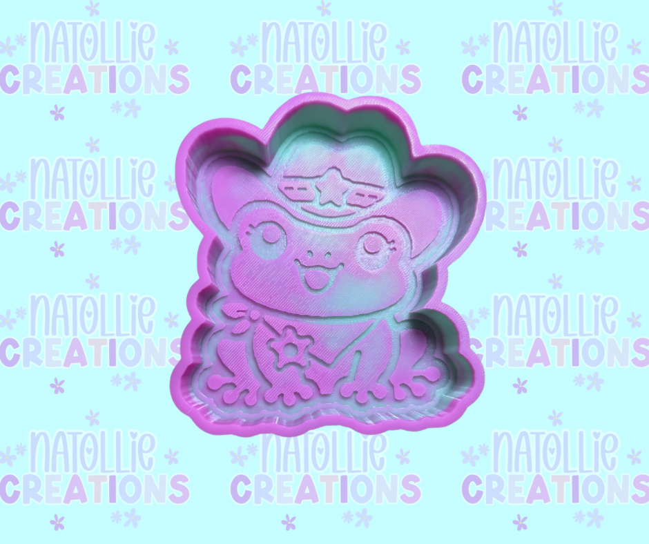 Cowboy Frog Freshie Silicone Mold