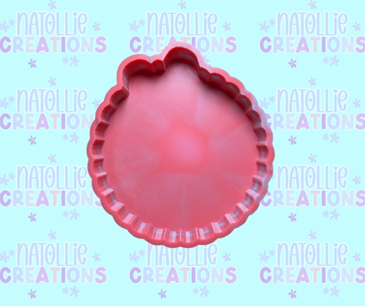 Halloween Scallop Blank Freshie Silicone Mold