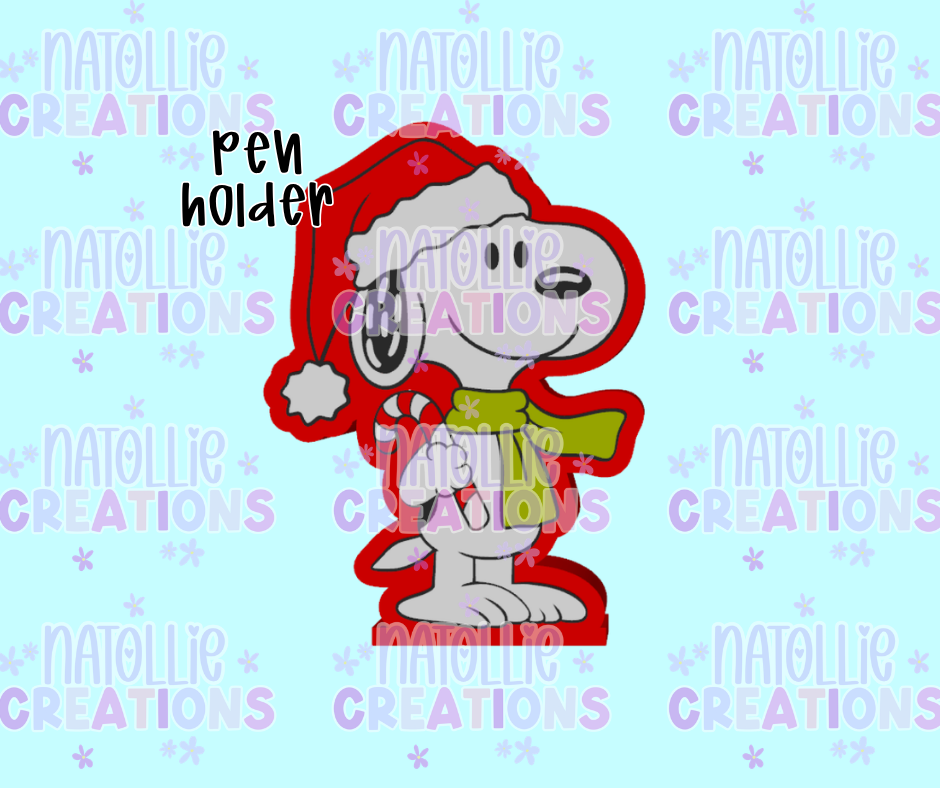 Christmas Snoop Pen Holder