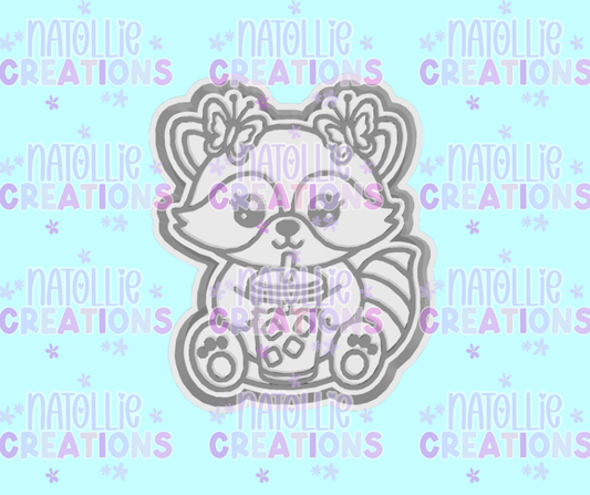 Butterfly Iced Coffee Raccoon Freshie Silicone Mold