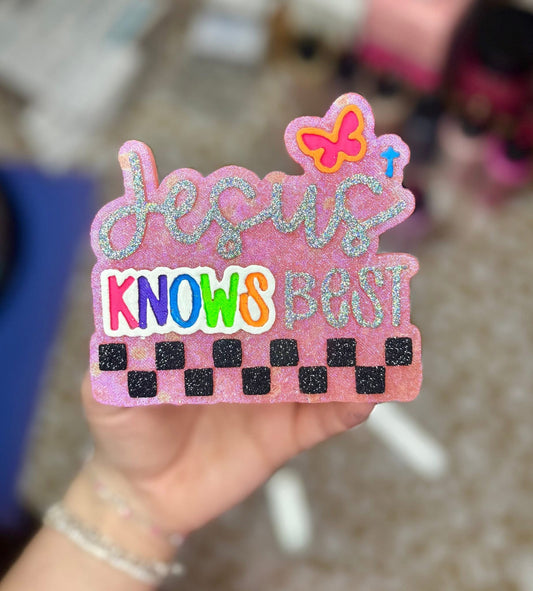 Jesus Knows Best Freshie Silicone Mold