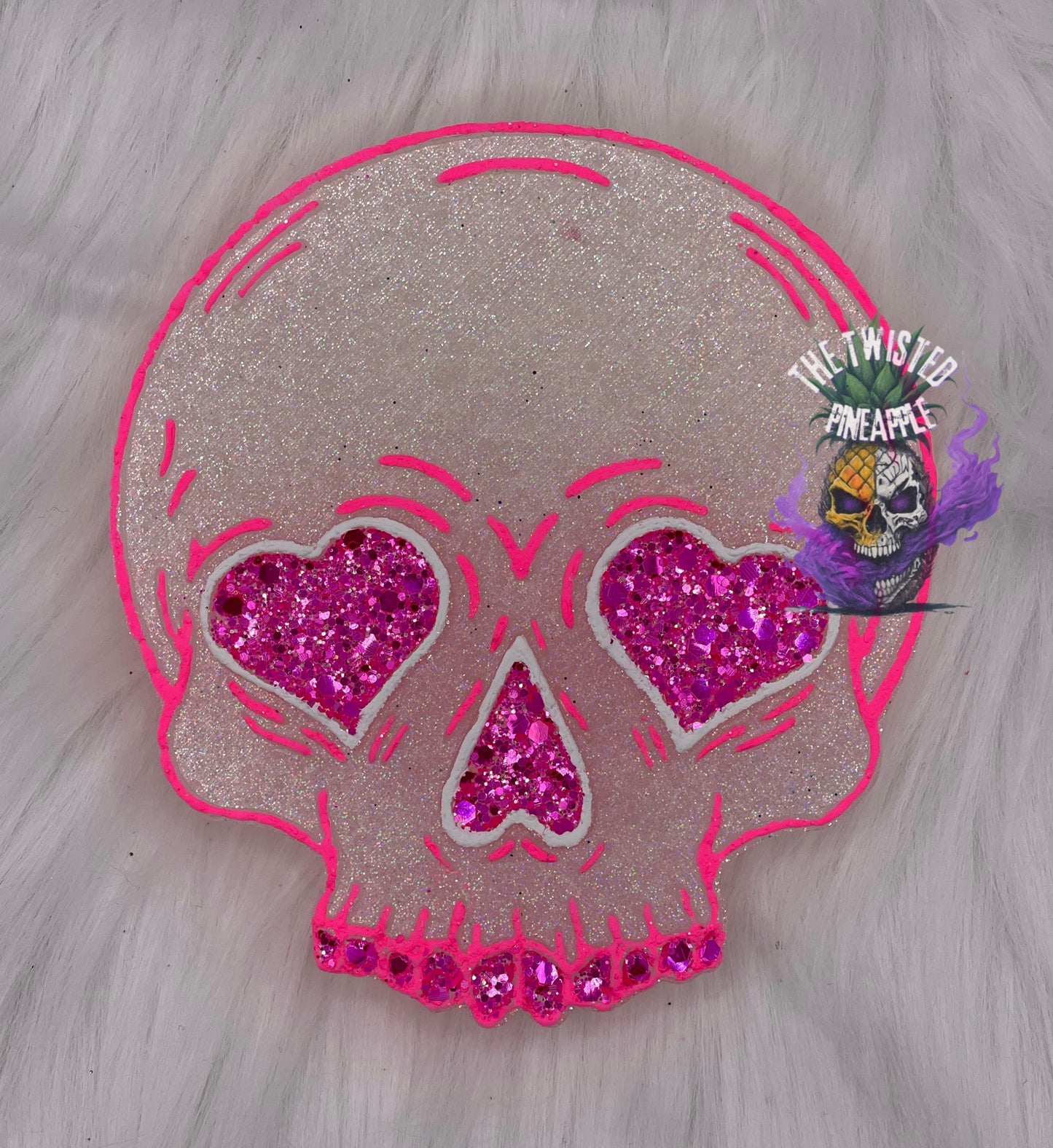 Skull With Heart Eyes Freshie