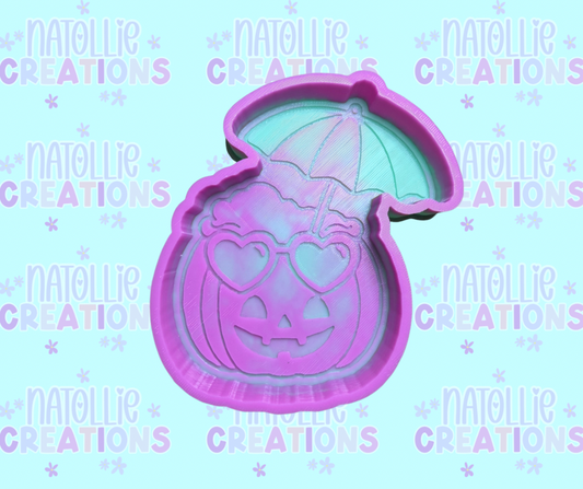 Pumpkin Summerween Freshie Silicone Mold