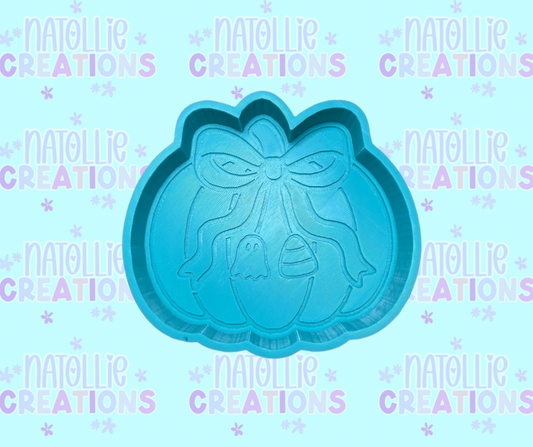 Bow Charm Pumpkin Freshie Silicone Mold