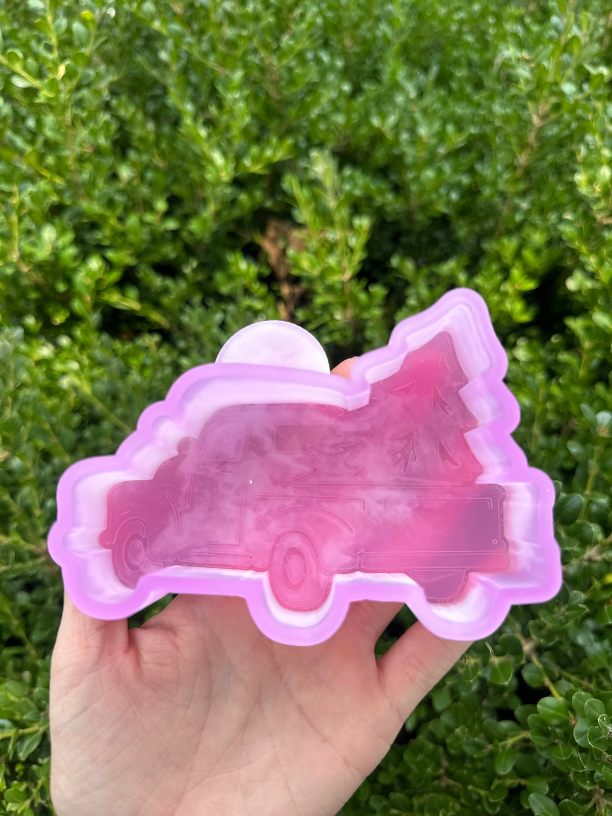 Christmas Tree Truck - Silicone Mold Only