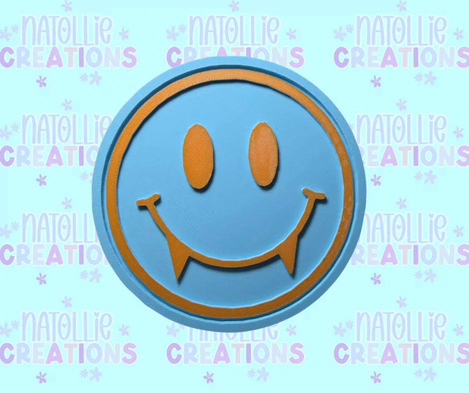 Vampire Smiley Insert Freshie Silicone Mold