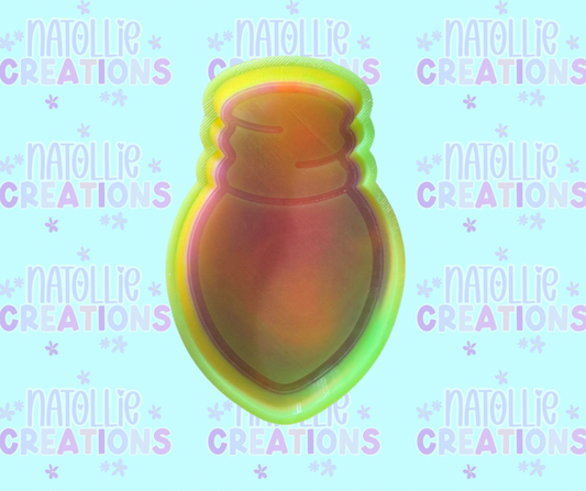 Christmas Lightbulb Freshie Silicone Mold