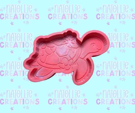 Floral Turtle Freshie Silicone Mold