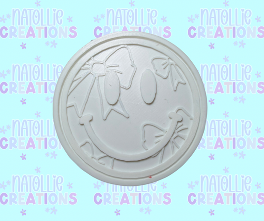 Bow Smiley Insert Freshie Silicone Mold