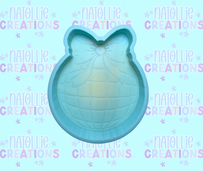 Disco W/ Bow Freshie Silicone Mold