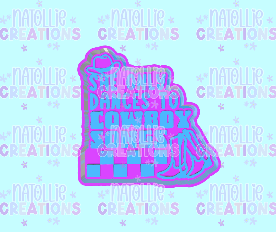 Only Dances To Cowboy Songs Freshie Silicone Mold