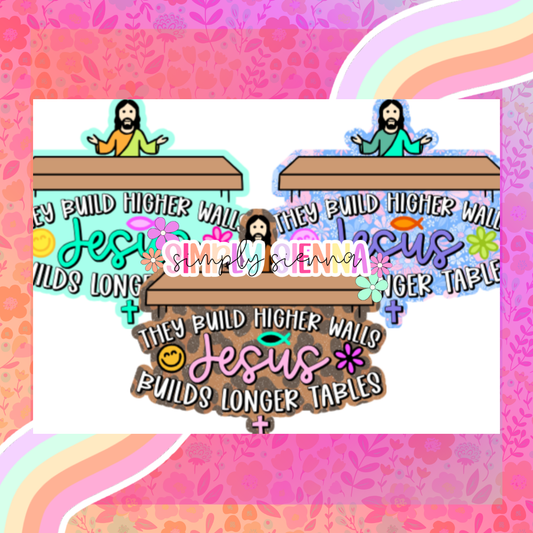 They Build Higher Walls - Jesus - NATOLLIE CREATIONS