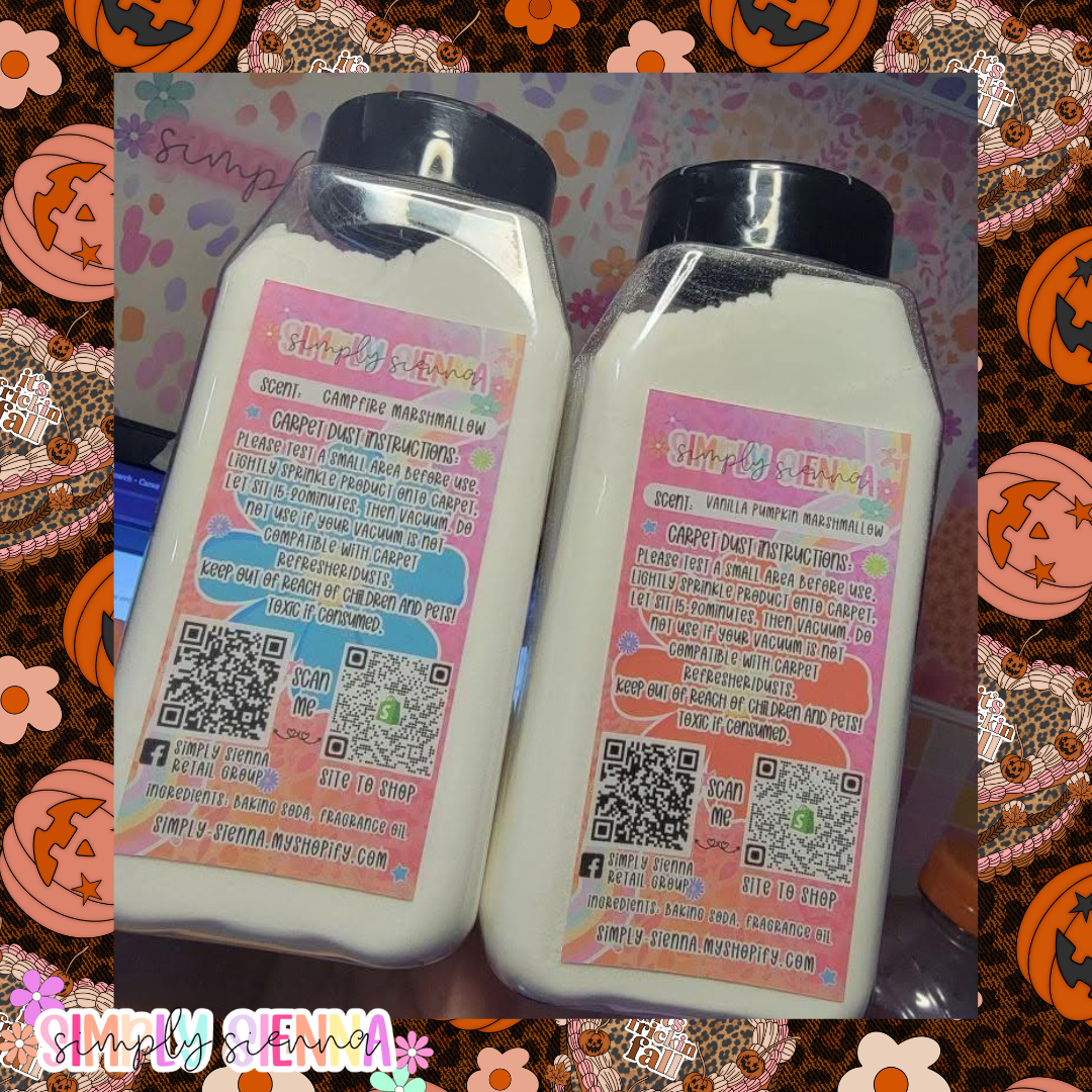FALL - Carpet powder & Mop water refresher - 7 oz, 16 oz, 16 oz refill, 1 oz