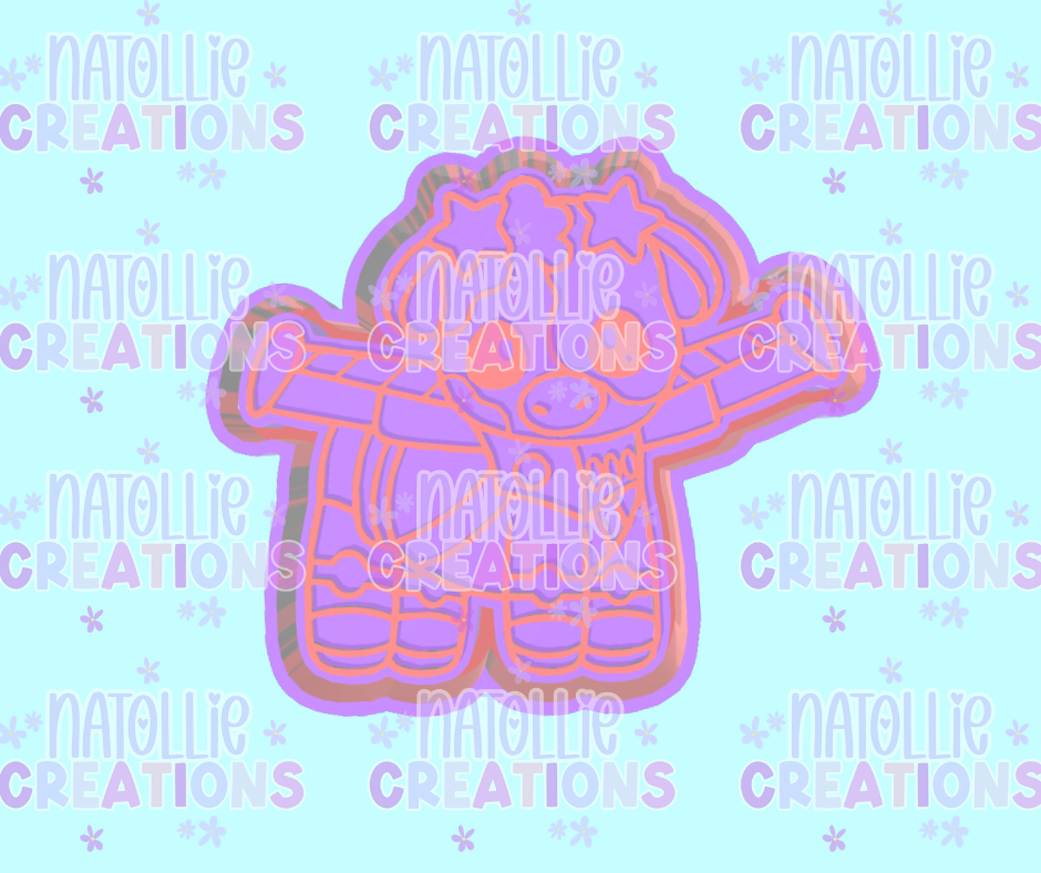 Buzz Cutie Cow Freshie Silicone Mold
