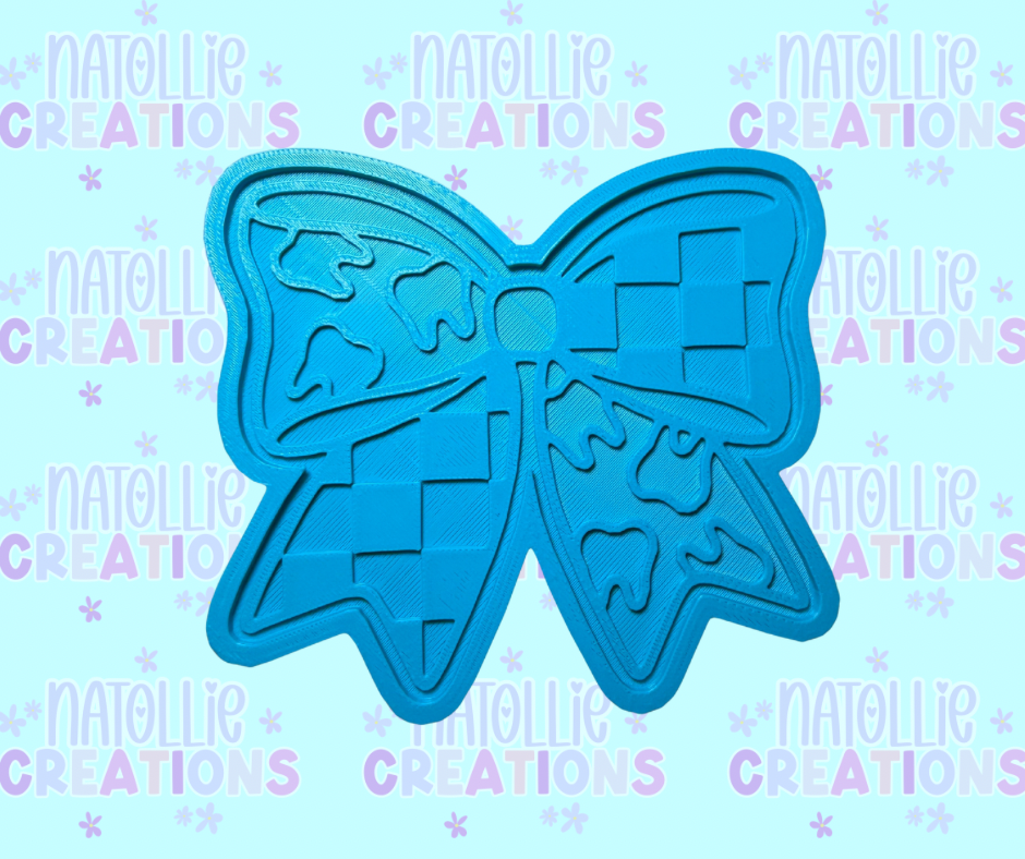 Tooth Bow Insert Freshie Silicone Mold