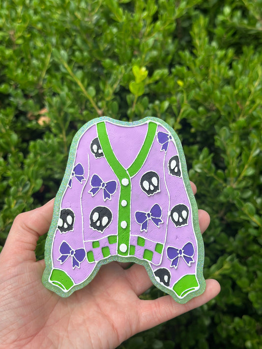 Skulls + Bows Sweater - Silicone Mold Only