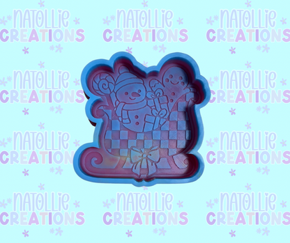 Sleigh Friends Freshie Silicone Mold