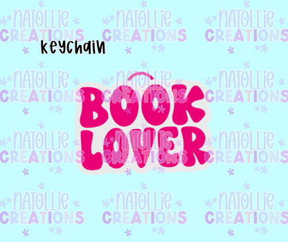 Book Lover Keychain