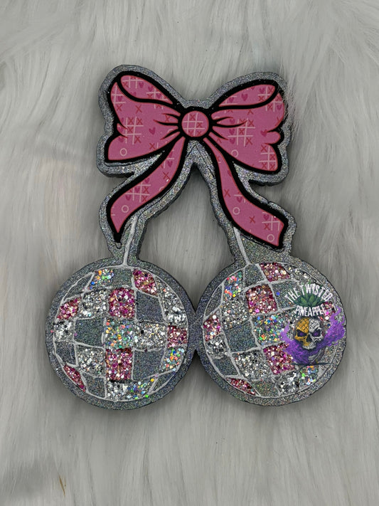 Discoball Bow Cherries Freshie