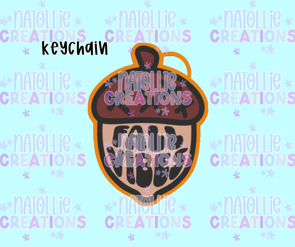 Fall Vibes Keychain