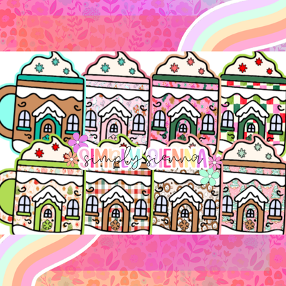 Gingerbread House Mug - NATOLLIE CREATIONS
